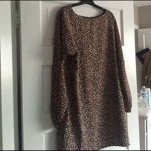 Ann Taylor Loft leopard Shift dress